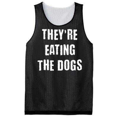 Theyre Eating The Dogs Mesh Reversible Basketball Jersey Tank