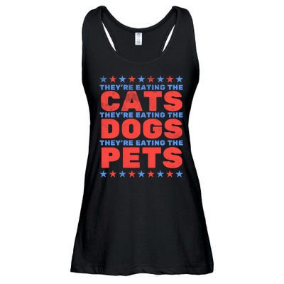 TheyRe Eating The Dogs Eating The Cats Election 2024 Ladies Essential Flowy Tank