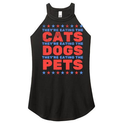 TheyRe Eating The Dogs Eating The Cats Election 2024 Women’s Perfect Tri Rocker Tank