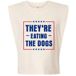 Theyre Eating The Dogs Garment-Dyed Women's Muscle Tee