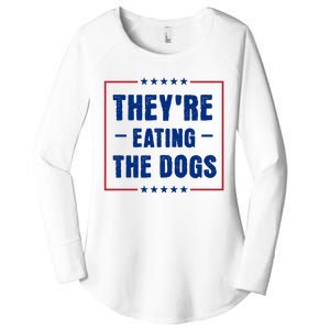 Theyre Eating The Dogs Women's Perfect Tri Tunic Long Sleeve Shirt