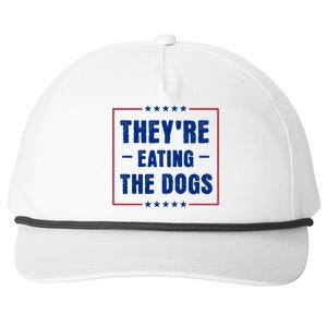 Theyre Eating The Dogs Snapback Five-Panel Rope Hat