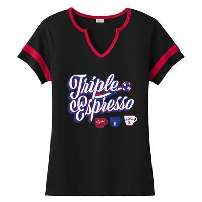 Triple Espresso Ladies Halftime Notch Neck Tee