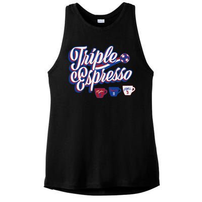 Triple Espresso Ladies PosiCharge Tri-Blend Wicking Tank