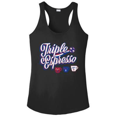 Triple Espresso Ladies PosiCharge Competitor Racerback Tank