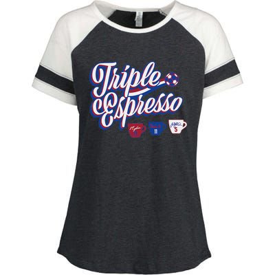 Triple Espresso Enza Ladies Jersey Colorblock Tee