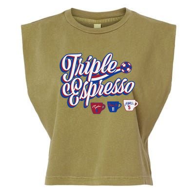 Triple Espresso Garment-Dyed Women's Muscle Tee