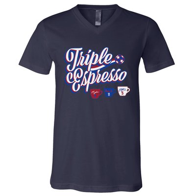 Triple Espresso V-Neck T-Shirt