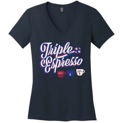 Triple Espresso Women's V-Neck T-Shirt