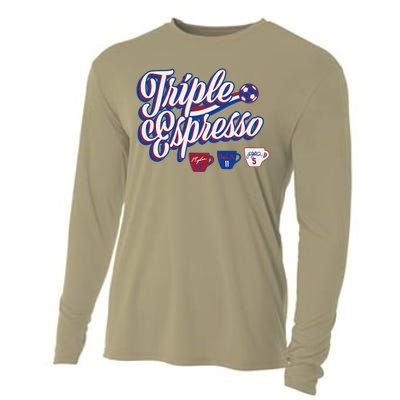 Triple Espresso Cooling Performance Long Sleeve Crew