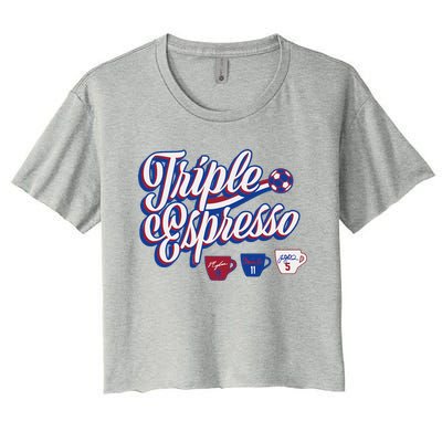 Triple Espresso Women's Crop Top Tee