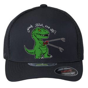 TRex Evolved T Rex With Grabbers Flexfit Unipanel Trucker Cap