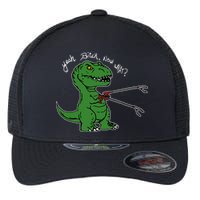 TRex Evolved T Rex With Grabbers Flexfit Unipanel Trucker Cap