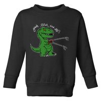 TRex Evolved T Rex With Grabbers Toddler Sweatshirt