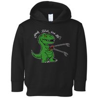 TRex Evolved T Rex With Grabbers Toddler Hoodie