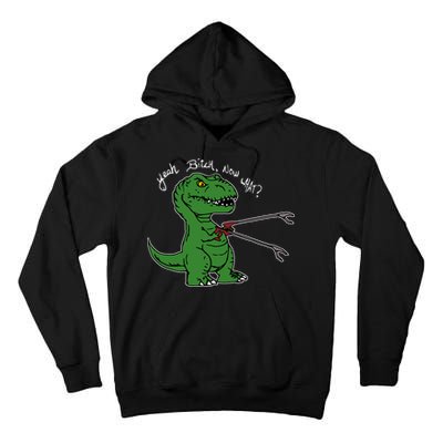 TRex Evolved T Rex With Grabbers Tall Hoodie