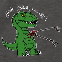 TRex Evolved T Rex With Grabbers Vector Backpack