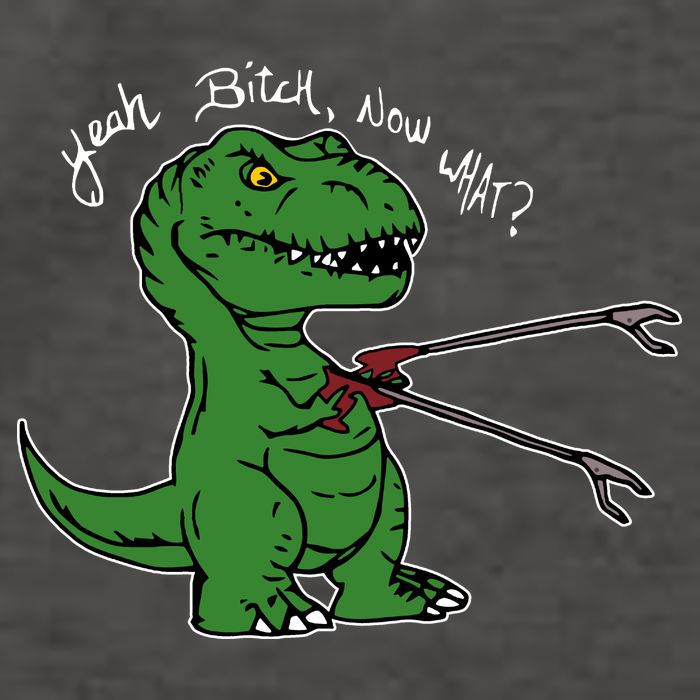 TRex Evolved T Rex With Grabbers Vector Backpack