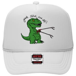 TRex Evolved T Rex With Grabbers High Crown Mesh Back Trucker Hat