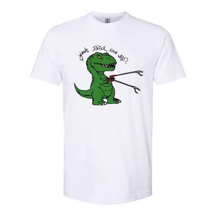 TRex Evolved T Rex With Grabbers Softstyle CVC T-Shirt