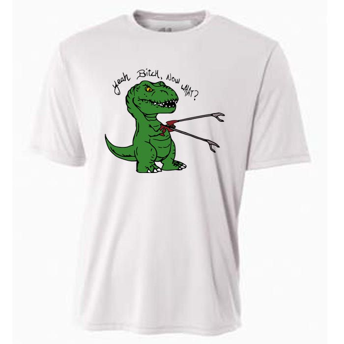 TRex Evolved T Rex With Grabbers Cooling Performance Crew T-Shirt