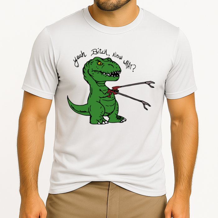 TRex Evolved T Rex With Grabbers Performance Shirt
