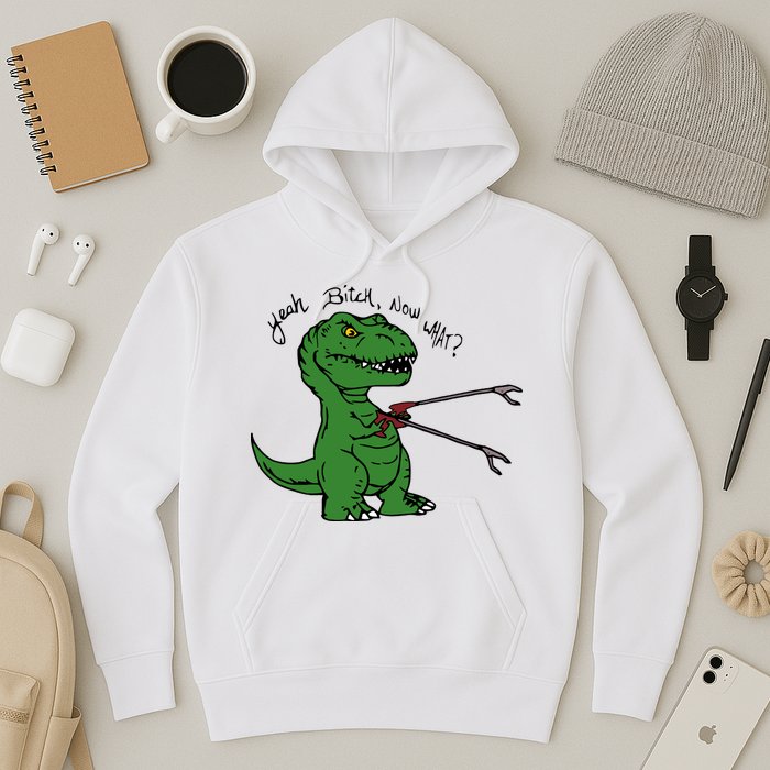 TRex Evolved T Rex With Grabbers Hoodie