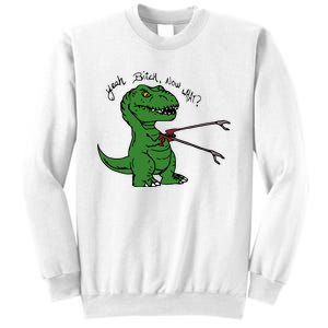 TRex Evolved T Rex With Grabbers Sweatshirt