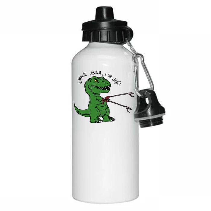 TRex Evolved T Rex With Grabbers Aluminum Water Bottle