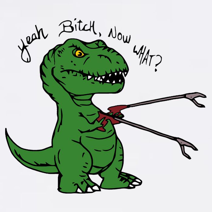 TRex Evolved T Rex With Grabbers Button