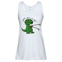 TRex Evolved T Rex With Grabbers Ladies Essential Flowy Tank