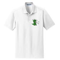 TRex Evolved T Rex With Grabbers Dry Zone Grid Polo