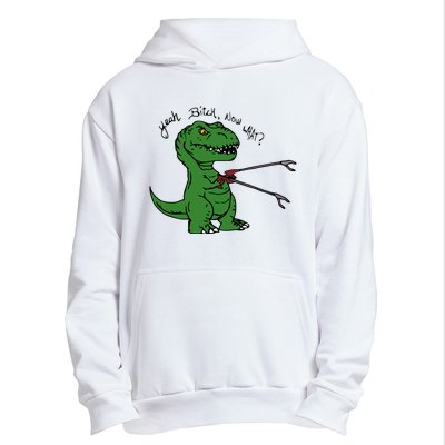 TRex Evolved T Rex With Grabbers Urban Pullover Hoodie