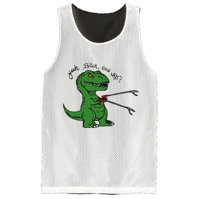 TRex Evolved T Rex With Grabbers Mesh Reversible Basketball Jersey Tank