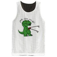 TRex Evolved T Rex With Grabbers Mesh Reversible Basketball Jersey Tank
