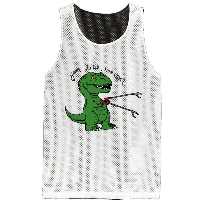 TRex Evolved T Rex With Grabbers Mesh Reversible Basketball Jersey Tank