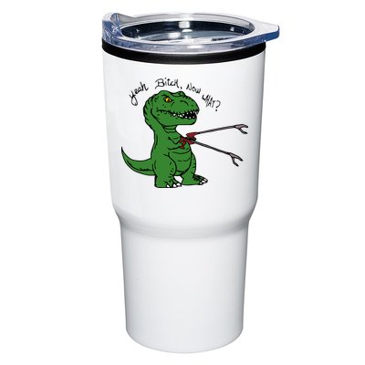 TRex Evolved T Rex With Grabbers Tumbler