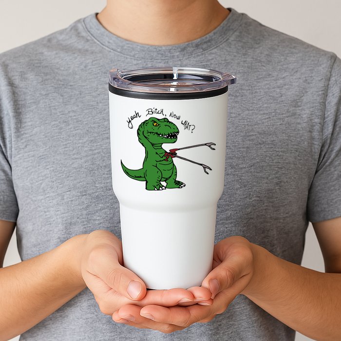 TRex Evolved T Rex With Grabbers Tumbler