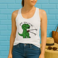 TRex Evolved T Rex With Grabbers Womens Tank Top