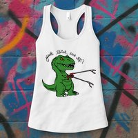 TRex Evolved T Rex With Grabbers Womens Tank Top