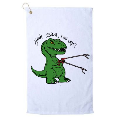 TRex Evolved T Rex With Grabbers Golf Towel