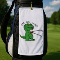 TRex Evolved T Rex With Grabbers Golf Towel