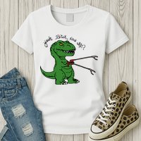 TRex Evolved T Rex With Grabbers Womens T-Shirt