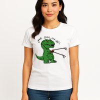 TRex Evolved T Rex With Grabbers Womens T-Shirt