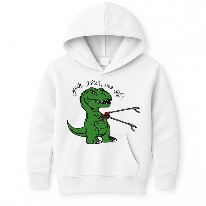 TRex Evolved T Rex With Grabbers Kids Hoodie