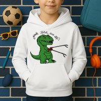 TRex Evolved T Rex With Grabbers Kids Hoodie