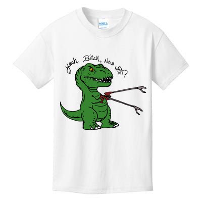 TRex Evolved T Rex With Grabbers Kids T-Shirt