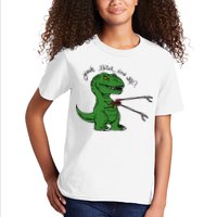 TRex Evolved T Rex With Grabbers Kids T-Shirt