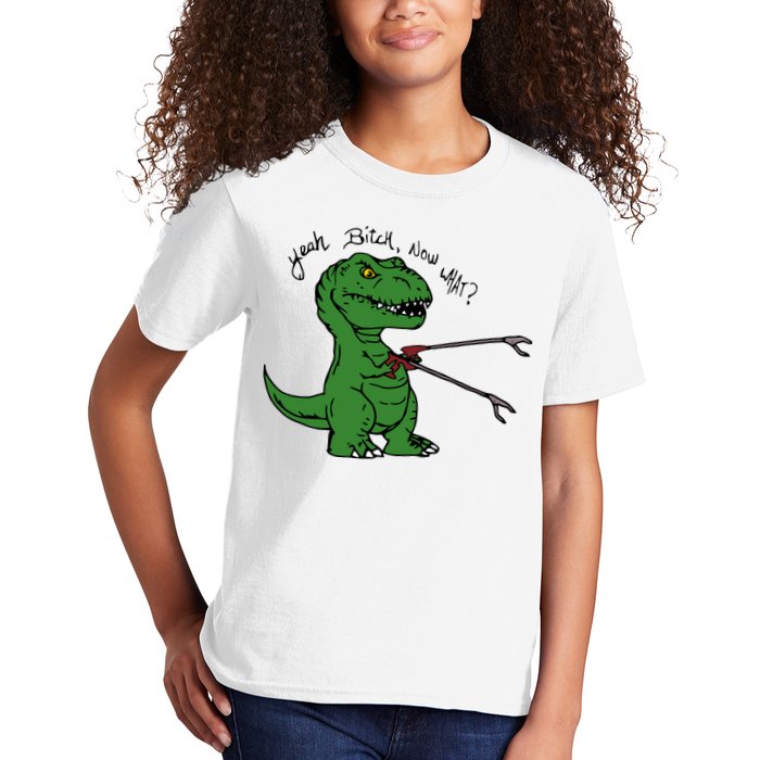 TRex Evolved T Rex With Grabbers Kids T-Shirt