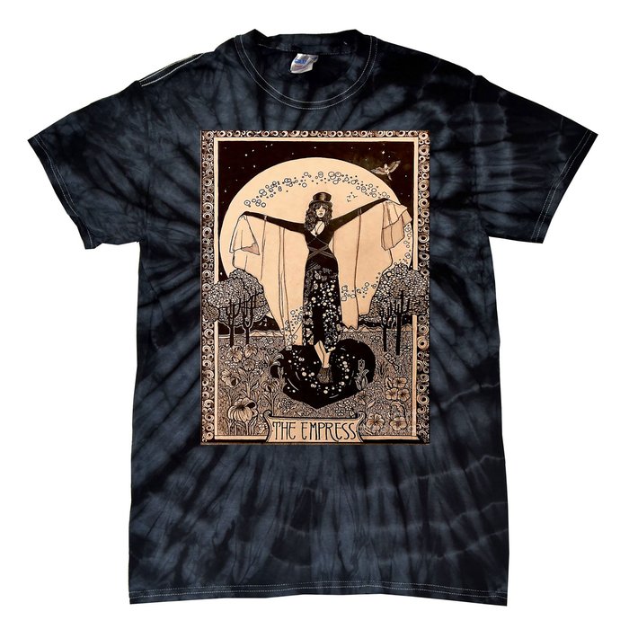 The Empress Tarot Card Tie-Dye T-Shirt